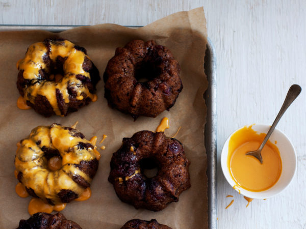 Antioxidant Berry-Walnut Muffins With Sea Buckthorn Juice Glaze | Recipes | Dr. Weil's Healthy Kitchen
